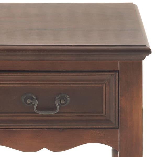 9th & Pike® Brown Pine Traditional Accent Table