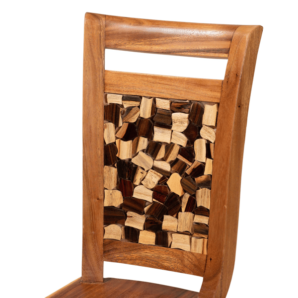bali & pari Luan Suar Wood Dining Chair