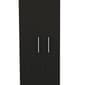 FM FURNITURE Norway Black Broom Closet Pantry - image 5