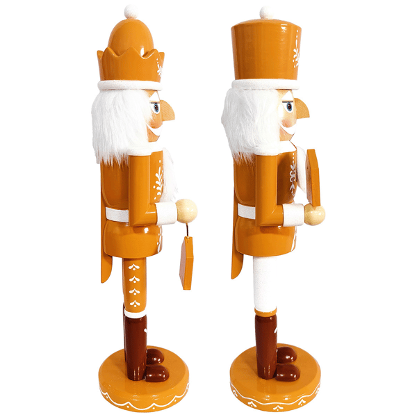 Santa''s Workshop 14in. Gingerbread Nutcrackers - Set of 2