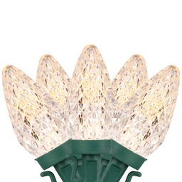 Northlight 20.25ft. Warm White LED C7 Faceted Christmas Lights