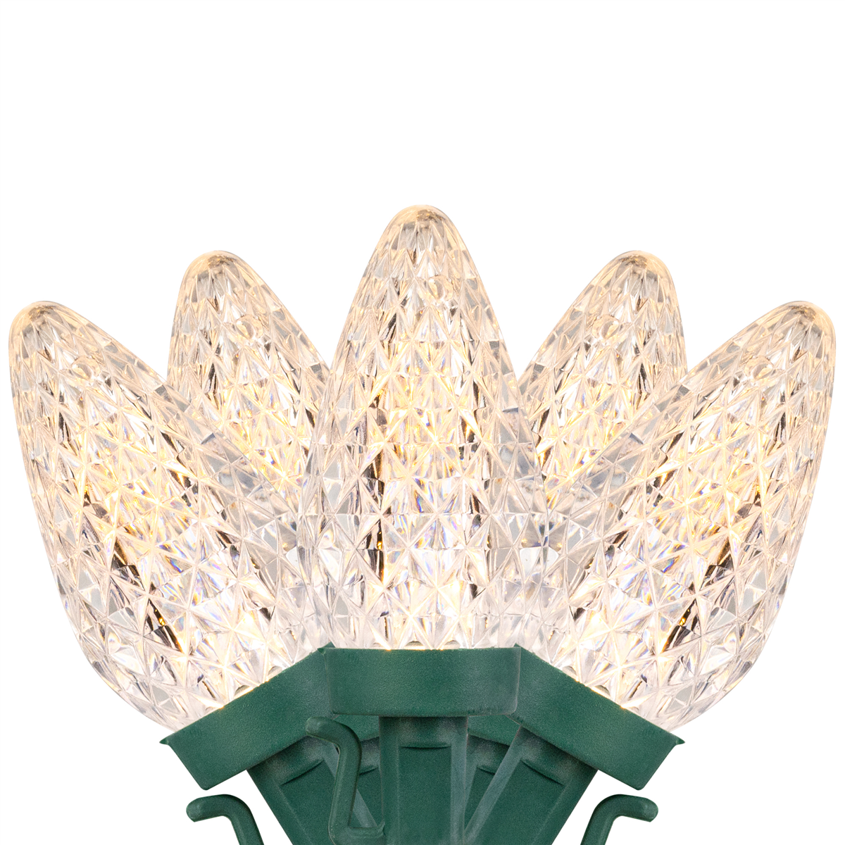 Northlight 20.25ft. Warm White LED C7 Faceted Christmas Lights