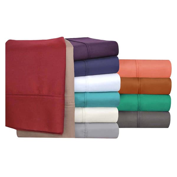 Superior Solid 800-Thread Count Cotton Blend Sheet Set