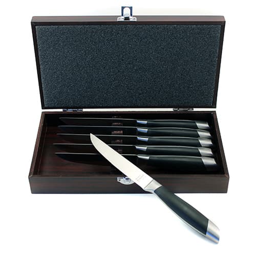 BergHOFF Geminis 6pc. Steak Set & Wooden Case