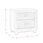 Elements Harlington 2 Drawer Nightstand - image 9