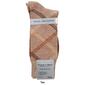 Mens Preswick & Moore&#174; Stitched Diamond Plaid Crew Dress Socks - image 4