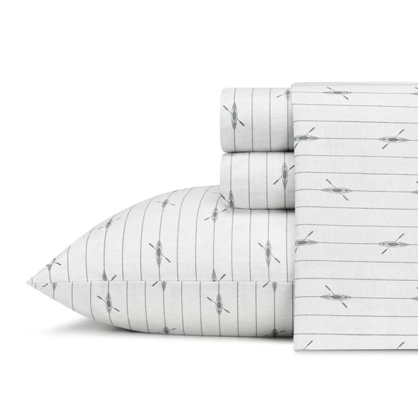Eddie Bauer Downstream Cotton Percale Sheet Set - image 