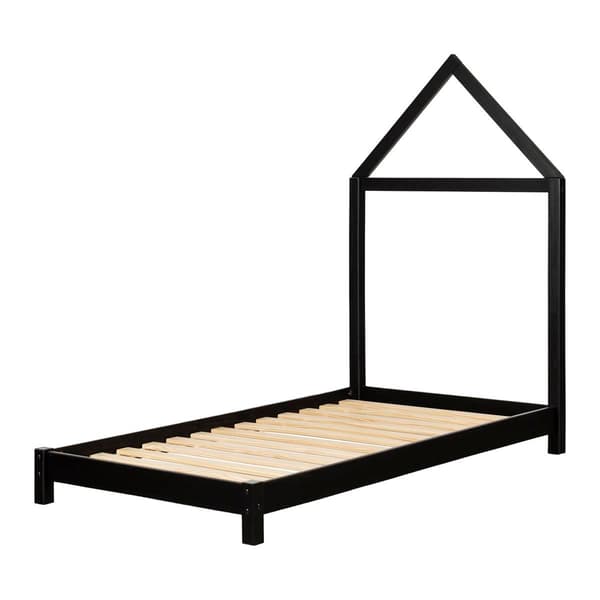 South Shore Sweedi Twin Bed with House Frame Headboard - image 
