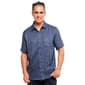 Mens Preswick & Moore&#40;R&#41; Microfiber Button Down Shirt - Navy Marled - image 1