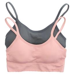 Womens Danskin 2pk. Seamless Rib Bralette -DS2987-2PKD