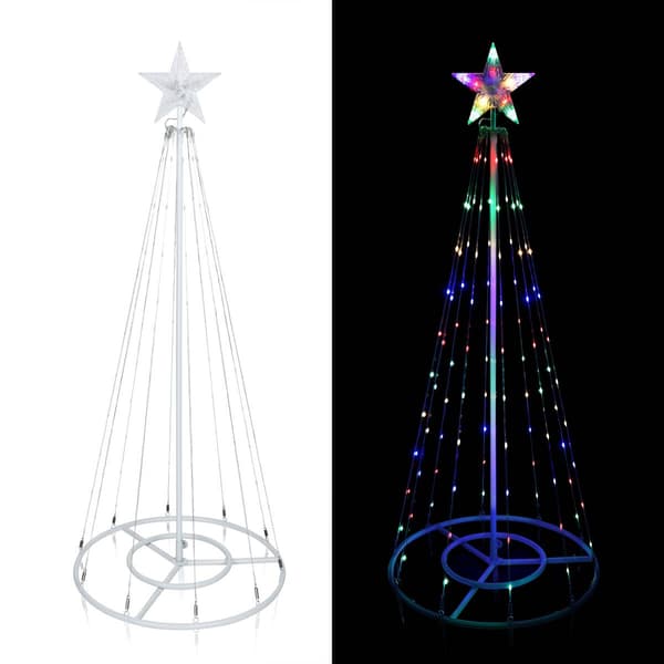 Alpine 4ft. Multicolor LED Christmas Tree Tower
