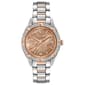 Womens Bulova Two-Tone Diamond Bezel Bracelet Watch - 98R264 - image 1
