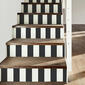 RoomMates&#40;R&#41; Awning Stripe Black Peel & Stick Wallpaper - image 1