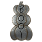 Northlight Boo! Metal Pumpkin Halloween Decoration - 28in. - image 1