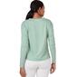 Petite Skye''s The Limit Sky And Sea 3/4 Sleeve Crew Neck Top - image 2