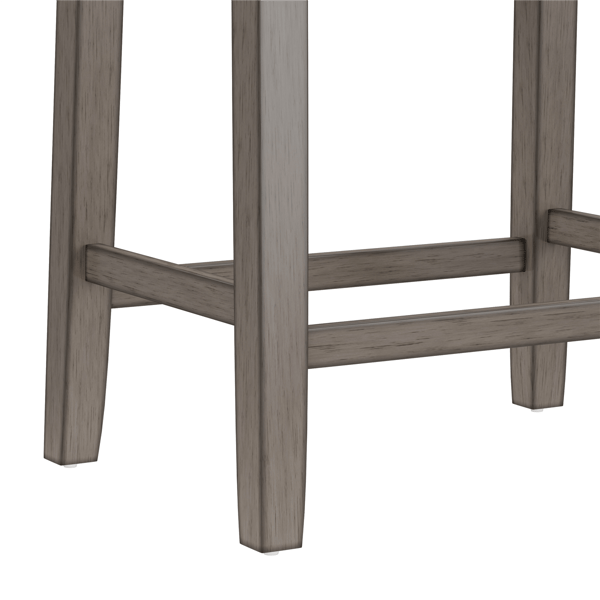 HH2 Home Fiddler Backless Counter Height Stool with Saddle Seat