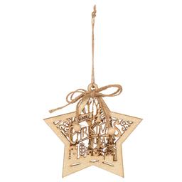 Star Shape Merry Christmas Ornament