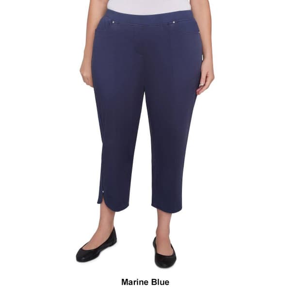 Plus Size Alfred Dunner Nantucket Tulip Edge Capri Pants