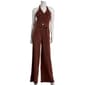 Juniors Madden Girl Knit Halter Button Front Vest Jumpsuit - image 2