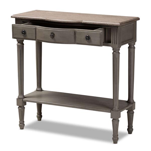 Baxton Studio Noelle 1 Drawer Wood Console Table