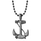 Mens Lynx Stainless Steel Anchor Pendant - image 5