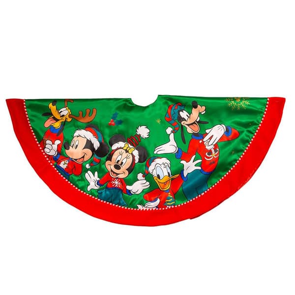 Kurt S. Adler 48in. Disney Mickey and Friends Tree Skirt - image 
