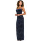 Juniors Emerald Sundae Glitter Burnout Velvet Bar Back Maxi Dress - image 2