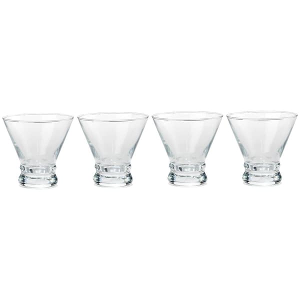 Circle Glass 8.5oz. Uptown Bar Martini Glasses - Set of 4 - image 