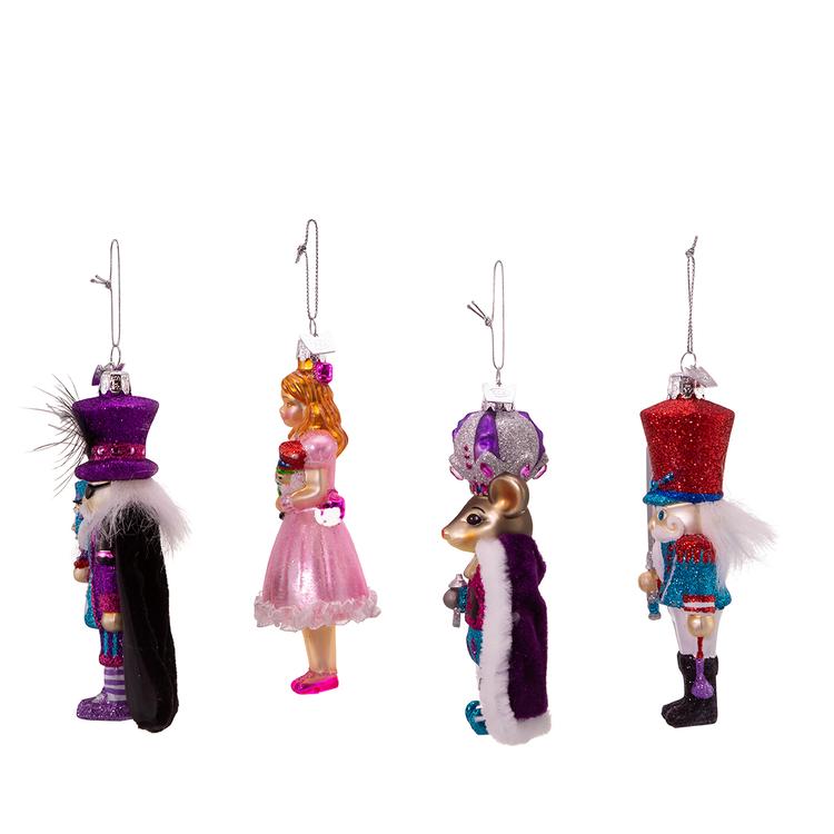 Kurt S. Adler 4pc. Noble Gems™ Glass Nutcracker Ornament Set