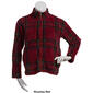 Petites Mountain Ridge Long Sleeve Sherpa Zip Plaid Jacket - image 4
