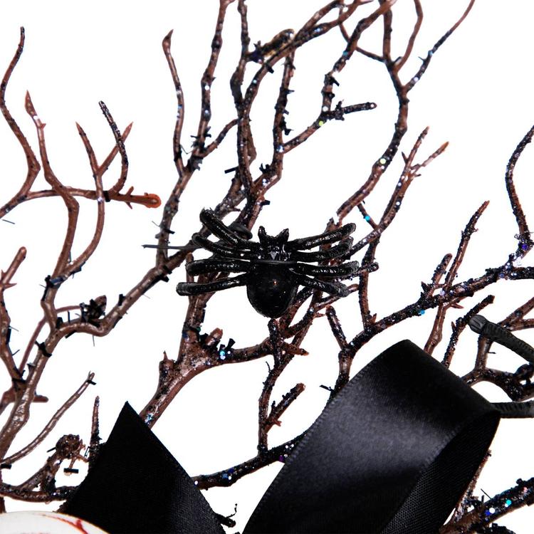 Northlight Seasonal 24in. Halloween Eyeballs & Spiders Wreath