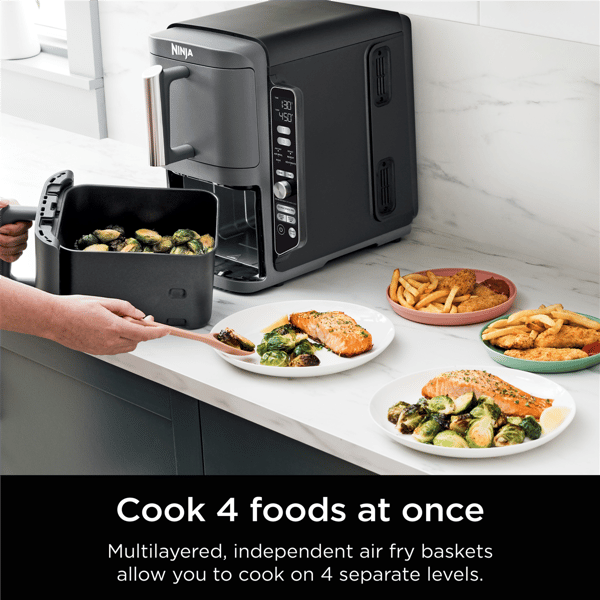 Ninja® DoubleStack XL 6-in-1 2-Basket Space Saving Air Fryer