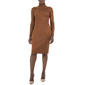 Womens Nina Leonard Long Sleeve Turtleneck Rib Knit Sweater Dress - image 1