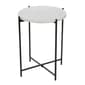 9th & Pike® Black Contemporary Terrazzo Accent Table - image 2