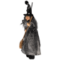 Northlight Witch with Broom Hanging Halloween Decoration - image 2