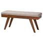 Baxton Studio Alona Upholstered Wooden Dining Bench - image 2