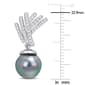 Gemstone Classics&#8482; Black Tahitian Pearl Drop Earrings - image 2