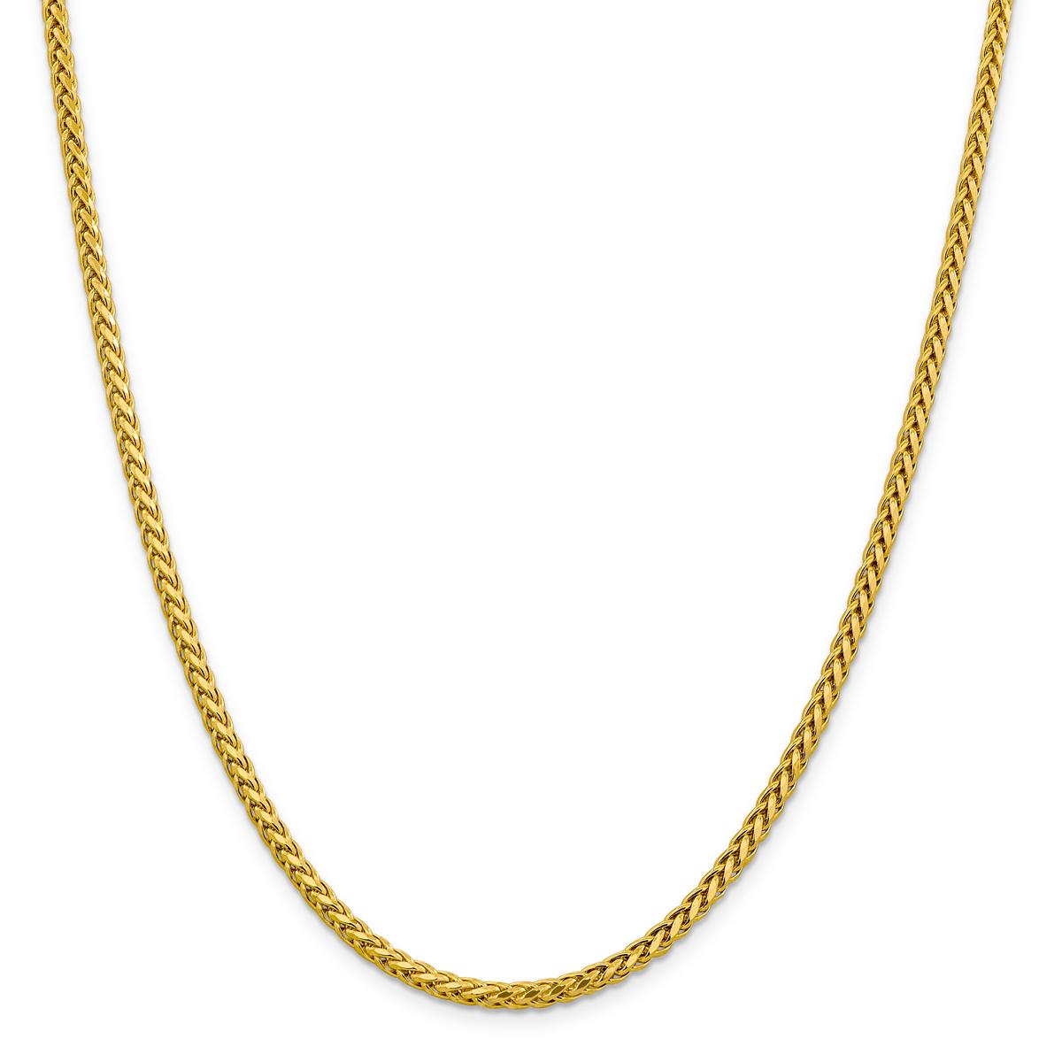 Gold Classics™ 3.10mm. 14kt. Diamond Cut Wheat Necklace