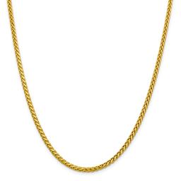 Gold Classics(tm) 3.10mm. 14kt. Diamond Cut Wheat Necklace