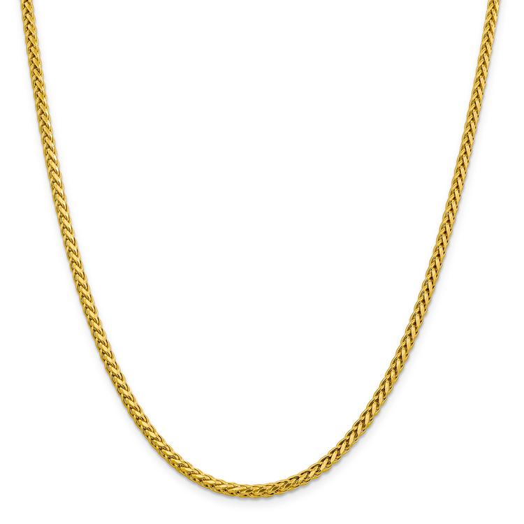 Gold Classics(tm) 3.10mm. 14kt. Diamond Cut Wheat Necklace