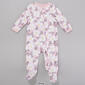 Baby Girl &#40;NB-9M&#41; Mini Hop Floral Zip Footie Pajamas - image 3