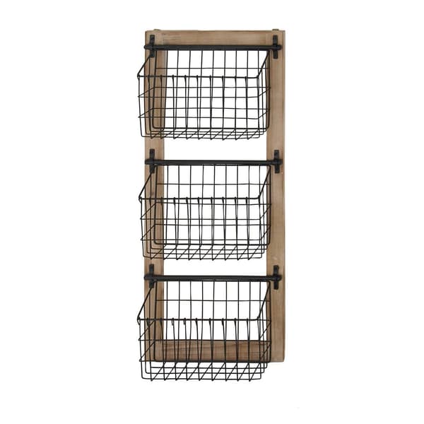 9th &amp; Pike® 3-Tier Rectangular Hanging Wall Rack