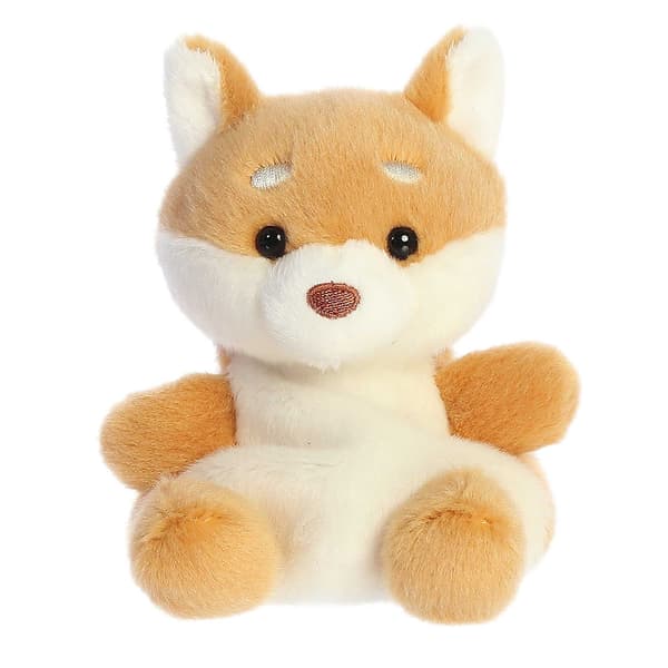 Palm Pals(tm) 6in. Keiko Shiba Iinu Dog(tm) Eco Friendly Plush Beanie - image 