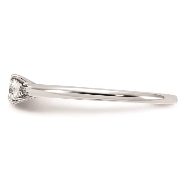 Pure Fire 14kt. White Gold Lab Grown Diamond Complete Ring