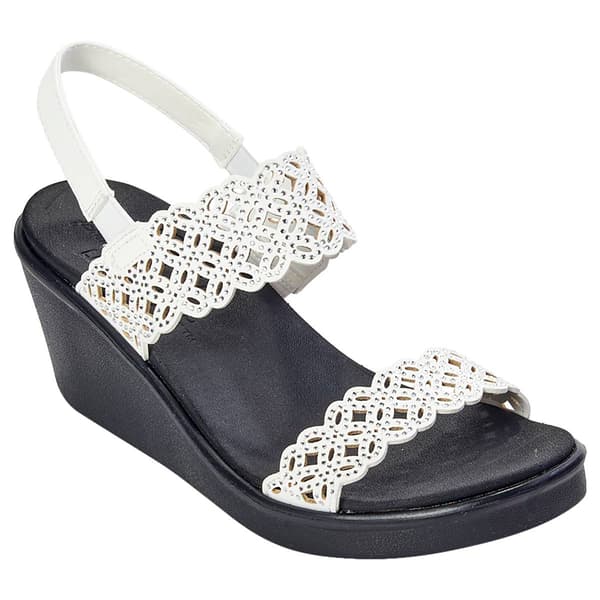 Womens Skechers Rumble On-Sassy Dayz Wedge Sandals - image 