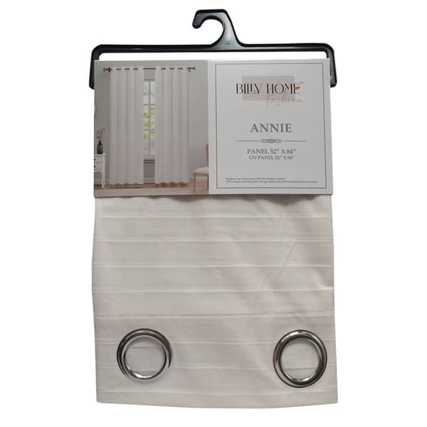 Polyester Velvet Stripe Embossed Curtain Panel