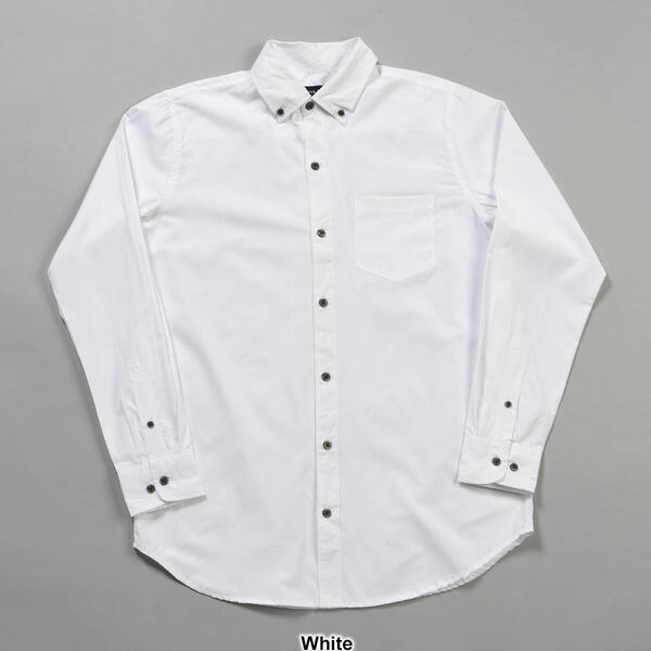 Mens Preswick & Moore Solid M&#233;lange Button Down Shirt