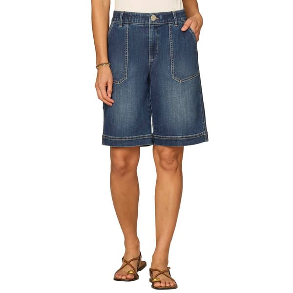 Womens Democracy Ab Solution Skyrise Patch Pocket Bermuda - image 