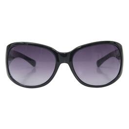 Womens O by Oscar Wrapped Large Oval Sunglasses