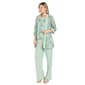 Womens R&M Richards Embroidered 3 Piece Pant Set - image 1
